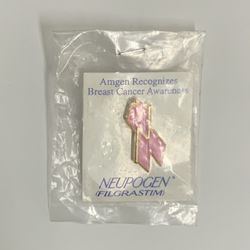Neupogen Filgrastim Amgen Recognizes Breast Cancer Awareness Enamel Pin