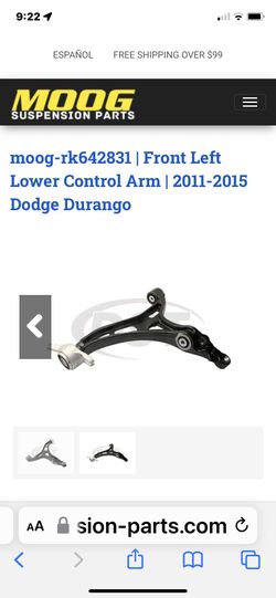 Moog Control Arm 2011-2015 Dodge Durango 