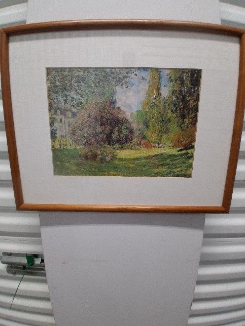 1 OF 3 BEAUTIFUL PRINTS, PAINTED BY A FAMOUS PAINTER AND FRAMED AND MATTED BY LOCAL ARTIST IN NAPLES, GREAT SET