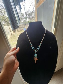 Sterling Silver Turquoise Necklace
