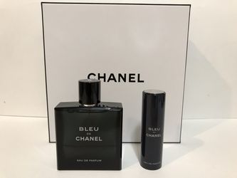 Chanel Bleu De Chanel Eau De Toilette Travel Spray & Two Refills 0.7oz each