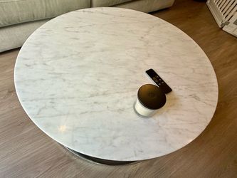Round Marble Top Coffee Table CB2