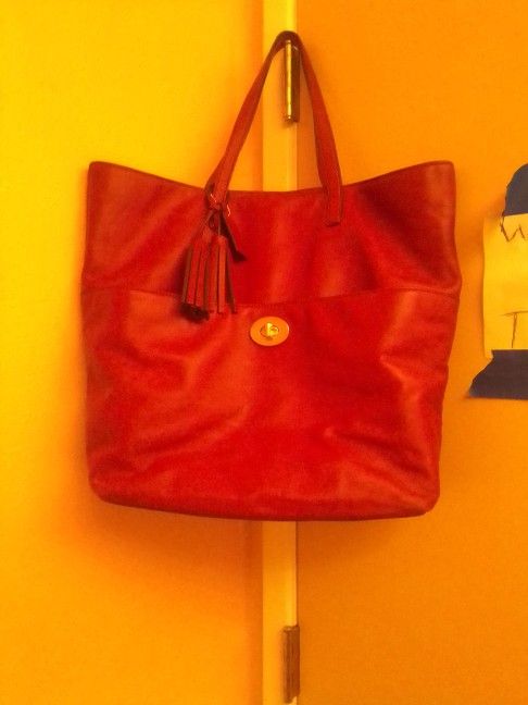 Coach Tote Turn lock Bag