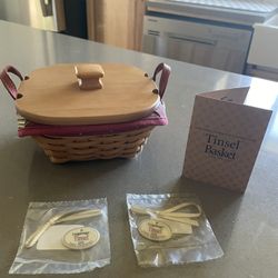 2005 Longaberger Tinsel Basket 