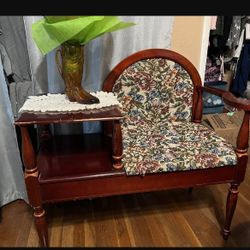 Antique 1930'-1950 Phone Chair