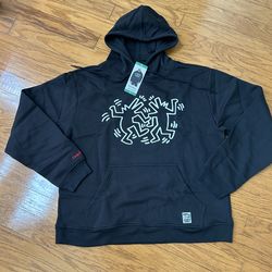 NWT Keith Haring men’s hoodies size XL