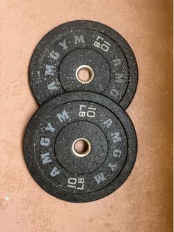 10 lb barbell plate set