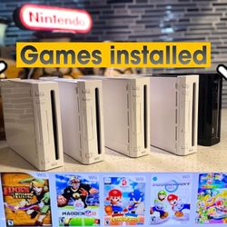 Nintendo Wii Loaded Consoles With Games 