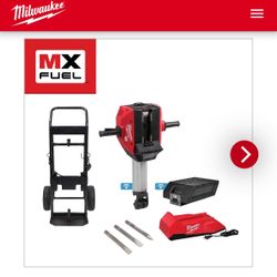 Milwaukee Mx Jack Hammer Kit