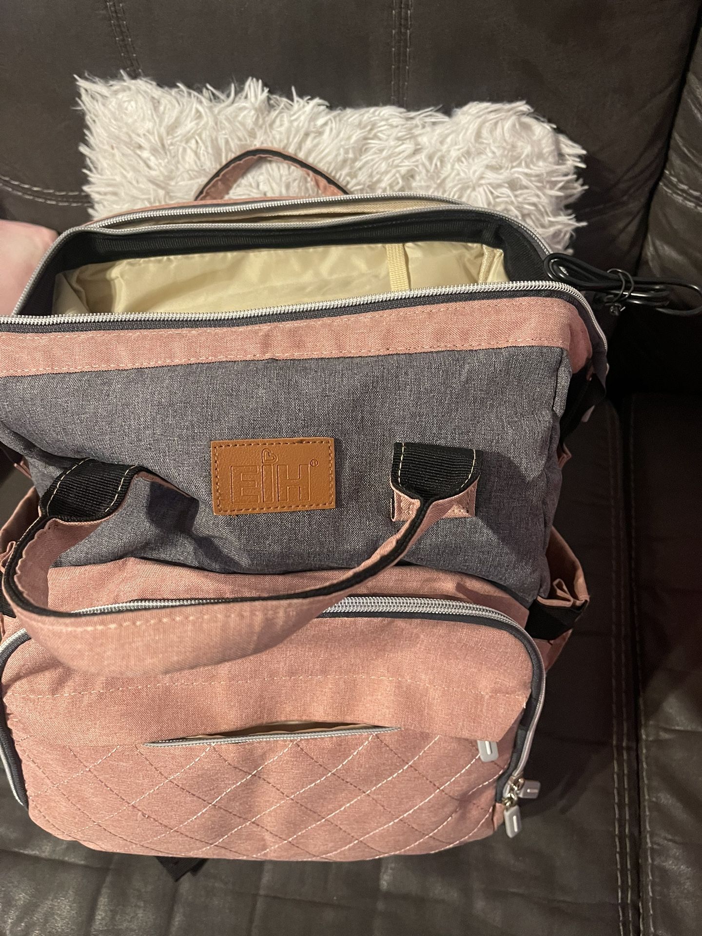 Baby Girl Diaper Backpack/ Pink