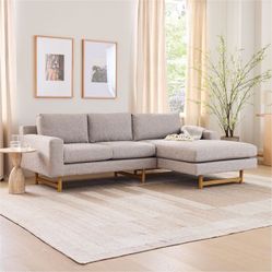 92” West Elm Eddy Sectional - Used