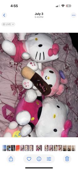 Hello Kitty Plushies 