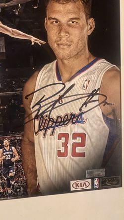 BLAKE GRIFFIN AUTOGRAPH LOS ANGELES CLIPPERS PANINI