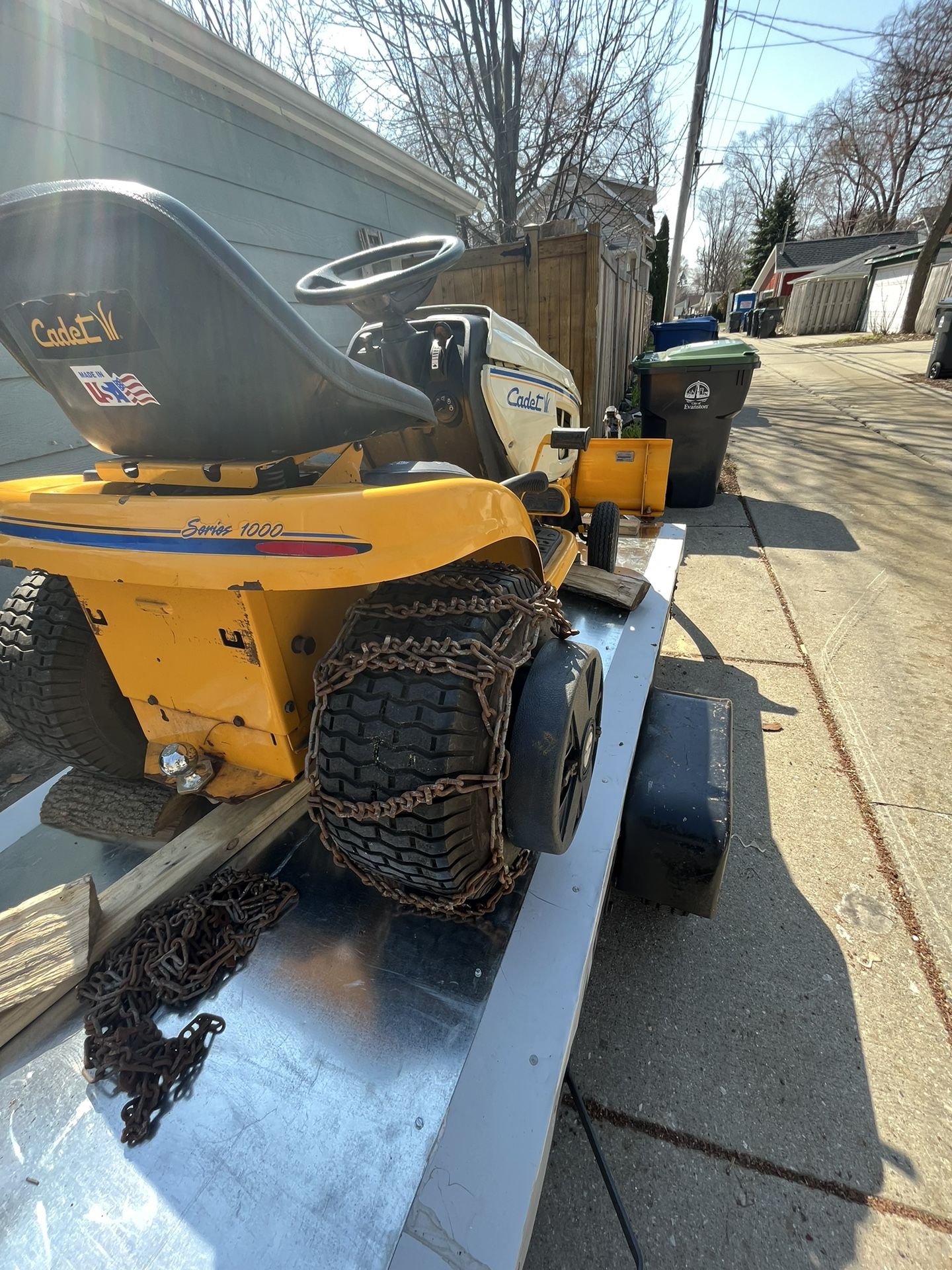 Cub Cadet , 1170 Rider , Deck , Plow for Sale in Evanston, IL OfferUp