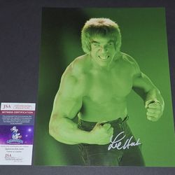 🔥 Lou Ferrigno autographed 11x14 JSA COA 🔥
