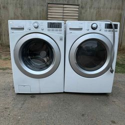 LG Washer And Electric Dryer 