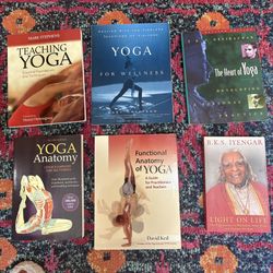 Various Yoga/Yoga Teacher Books For Sale 