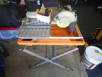 Ridgid 7" Wet Tile Saw