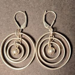 .925 Silver Hoop Earrings