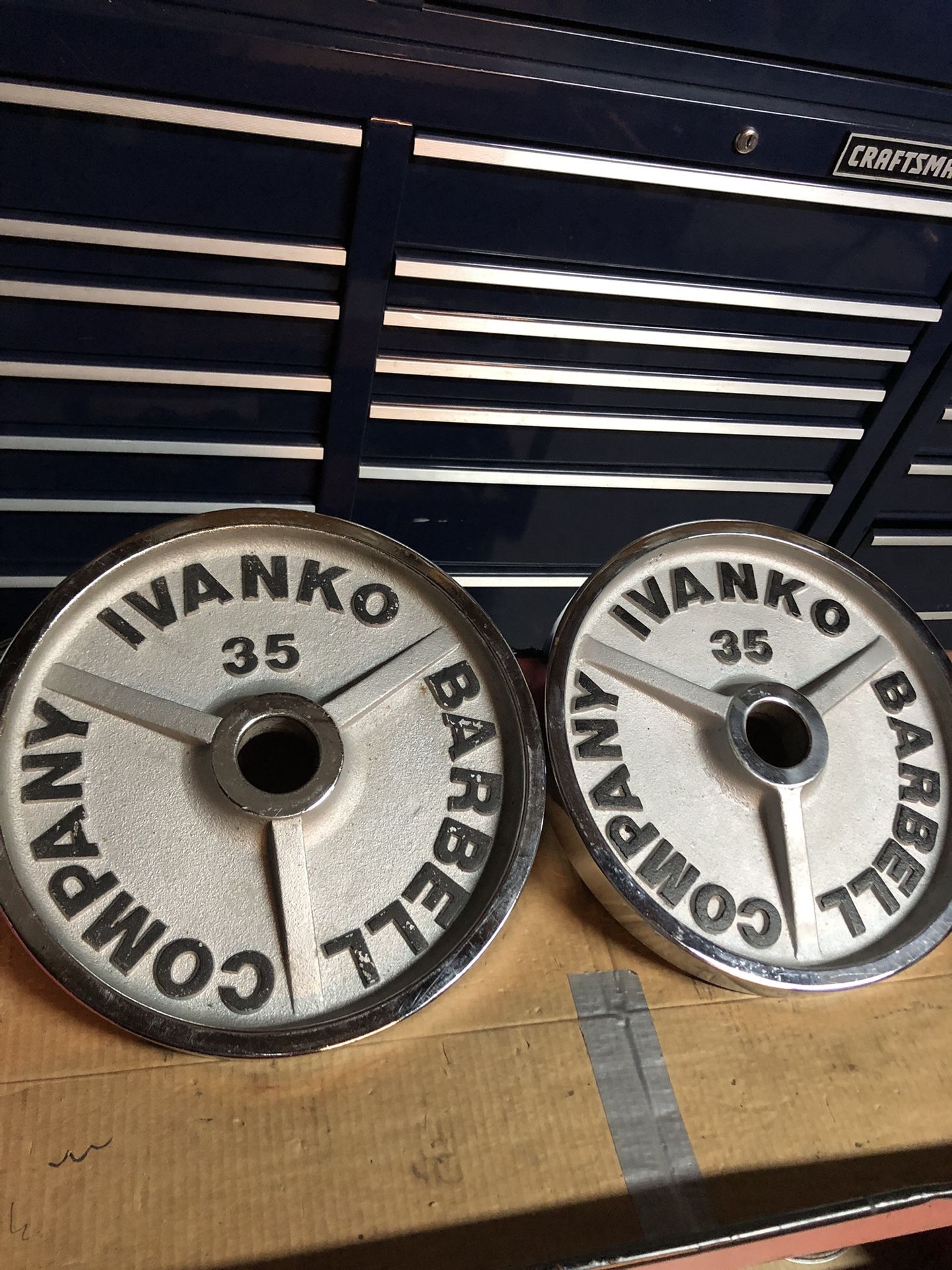 Ivanko Chrome M Series 35lb Plates