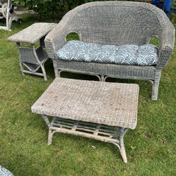 Wicker Furniture Set 