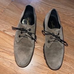 Shelby leather London Suede Desert Shoes Size 8