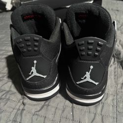 Jordan 4s Black Canvas SE 