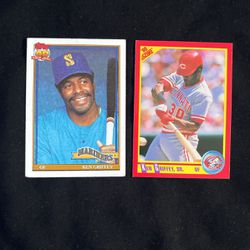 Ken Griffey SR baseball cards 