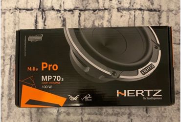 Hertz MP 70.3 Pro Mille Series 3" Midrange Car Audio Component Speakers NEW