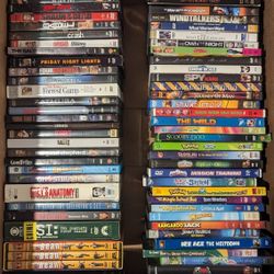 Over 150 DVDs  New And Used