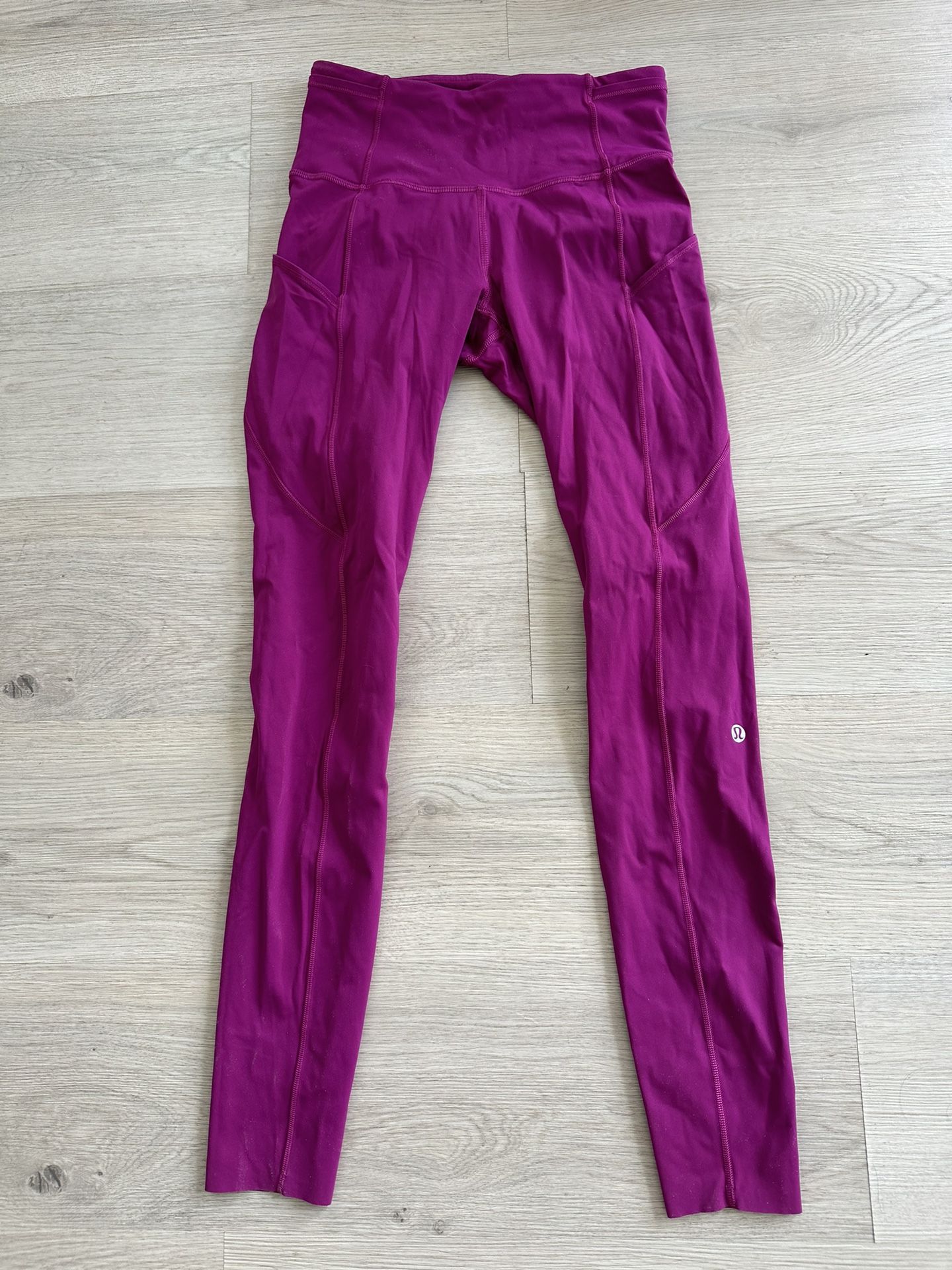 Lululemon Fast And Free Cropped Capri Leggings Pants