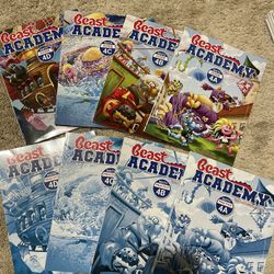 Beast Academy 4A-4D Guide and Practice Full Set