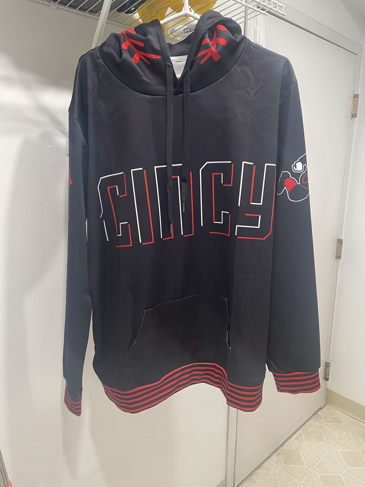 Cincinnati Reds City Connect De La Cruz hoodies size XSmall up To 4xl