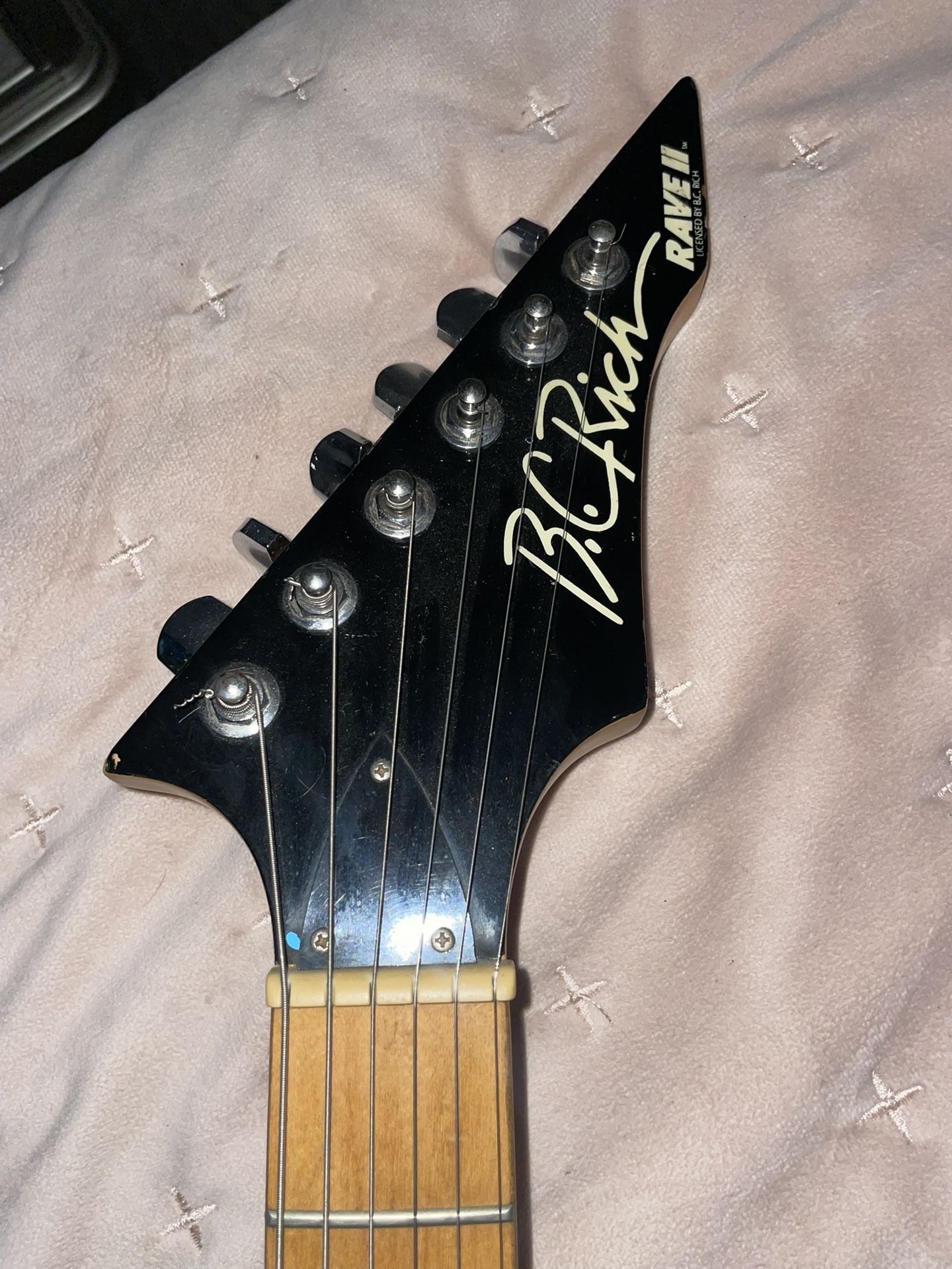 rare bc rich electric rave II guitar