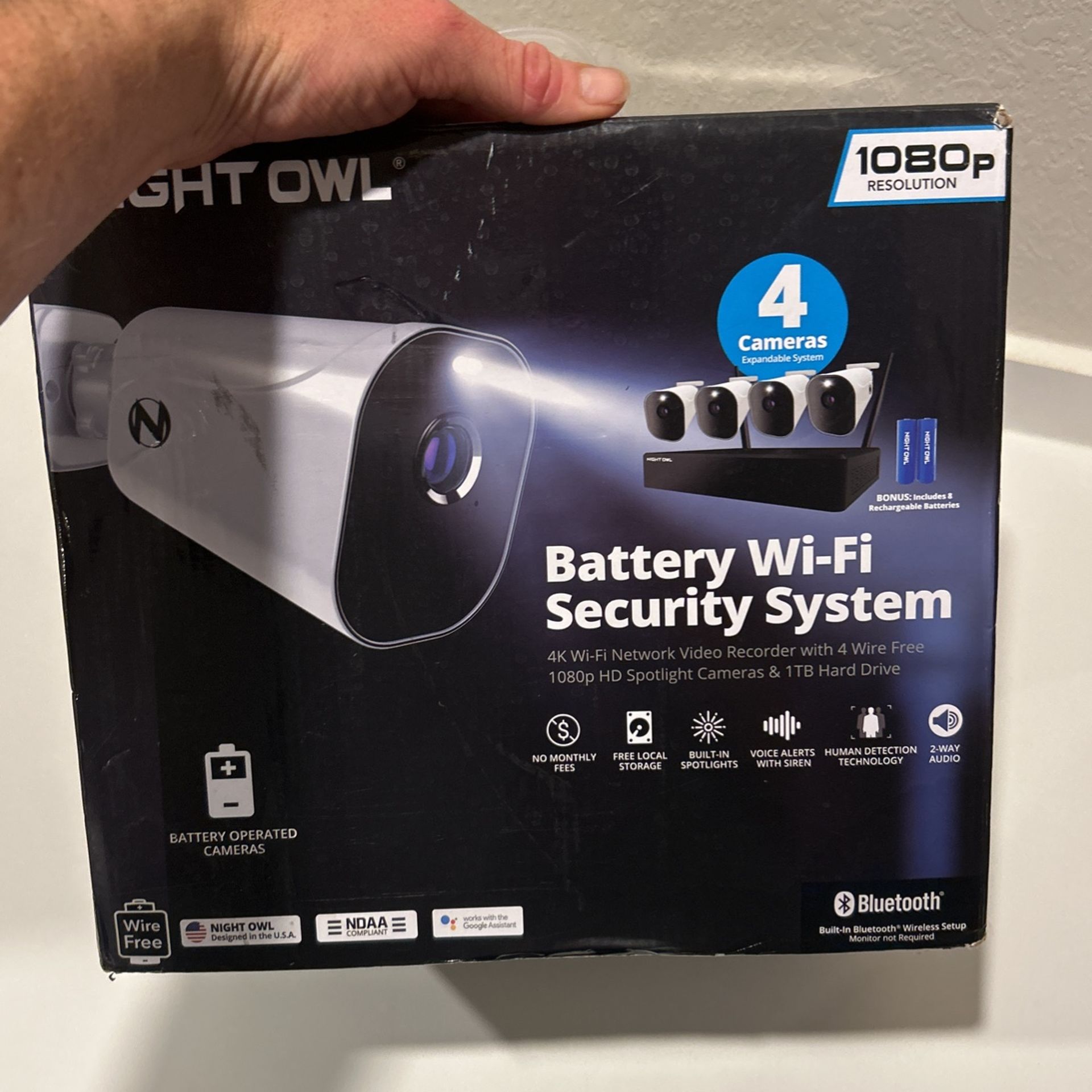 Night Owl WiFi Battery Security System!!!