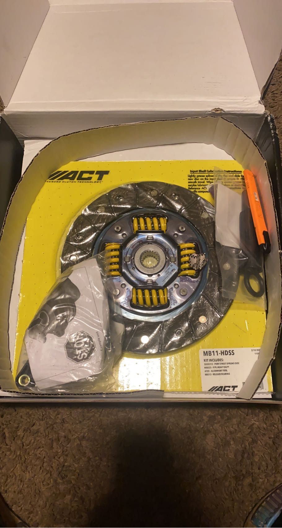 2008-2010 Mitsubishi Lancer ACT stage 1 Preformance Clutch