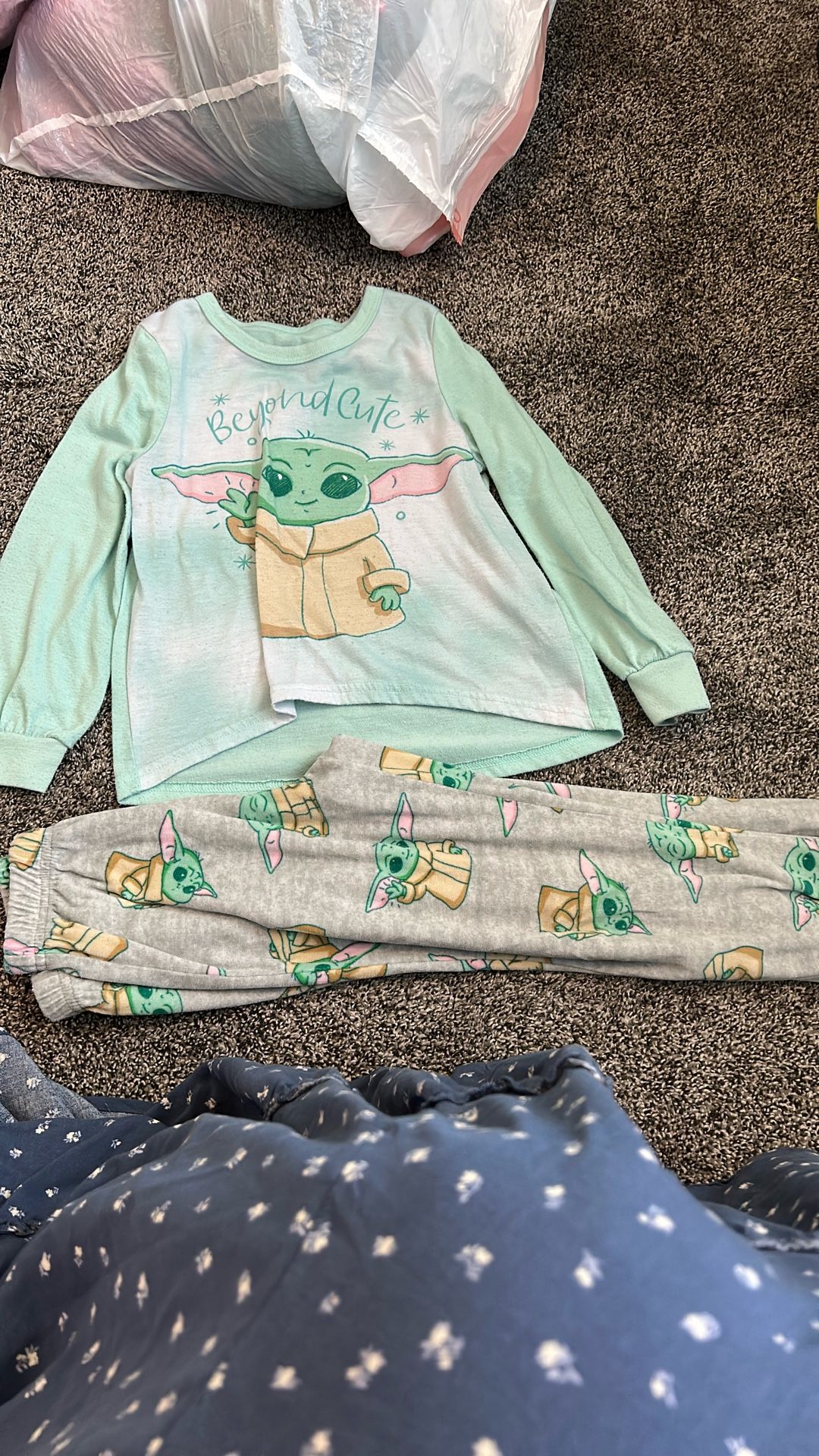 Kids Baby Yoda Pajamas