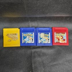 Nintendo Game Boy Pokemon Yellow/Blue/Red (GAME CARTRIDGE ONLY) Authentic