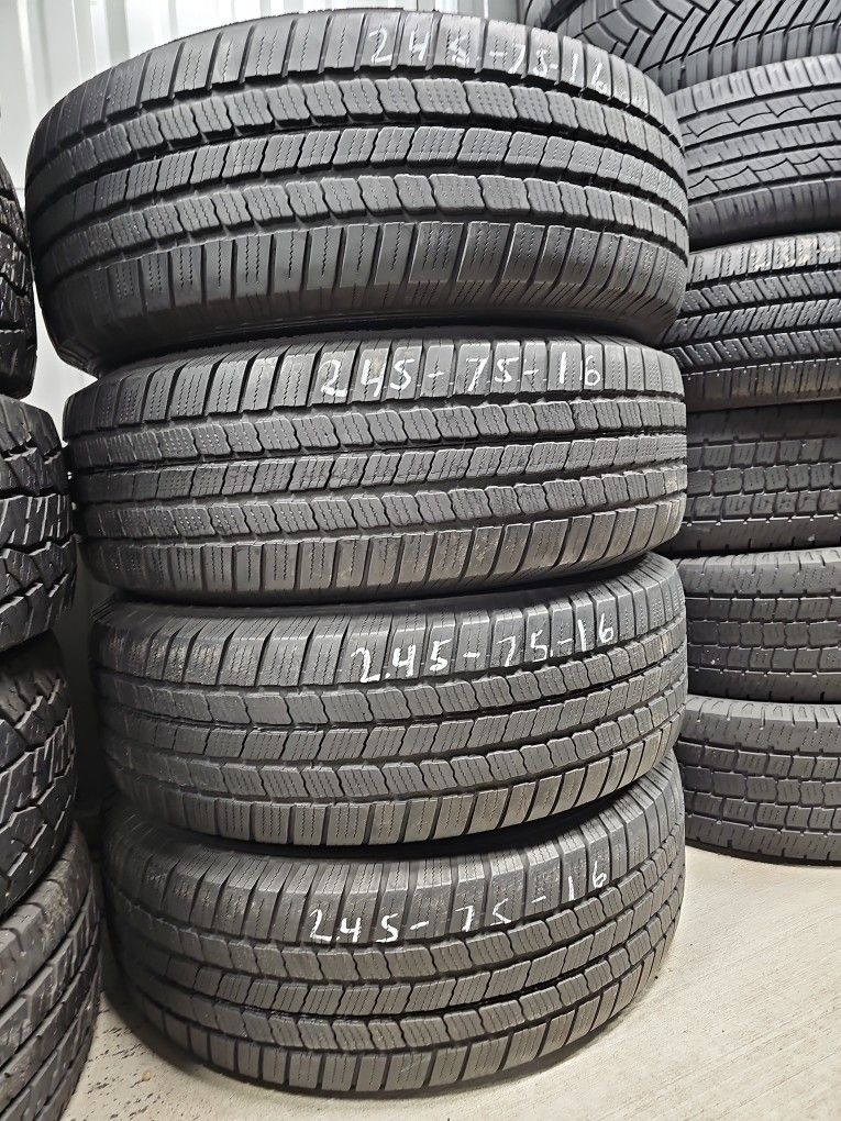 245-75-16" Michelin Used Tires