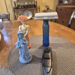 4 vintage avon glass decanters