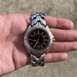 Seiko Kinetic 5M42-0809 Men’s Watch – Runs Perfect – Original Bracelet