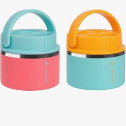 ThermoFlask Insulated Food Jar – 20 oz (2-Pack) 