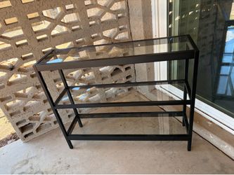 Black console table/ shelf