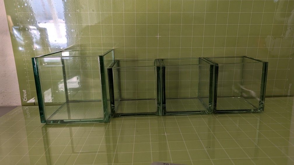 Square Floral Vases 
