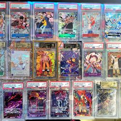 One Piece Slabs. PSA 10 Beckett 10