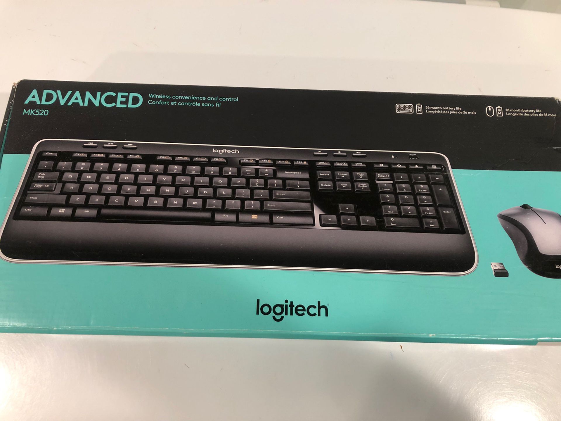 Logitech MK520 Advanced Wireless Keyboard and Mouse Combo - NEW Sale in Brooklyn, NY - OfferUp