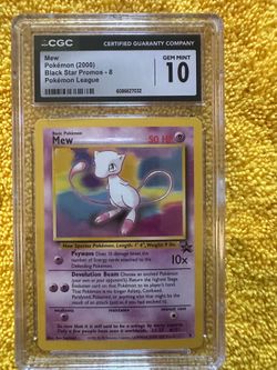 Mew Black Star Promo