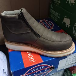 Zipper Work Boots//Bota de Trabajo Con Cierre