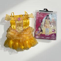 new Princess Belle light up dress 3/4T has 3 different settings, bought at PARTY CITY costume