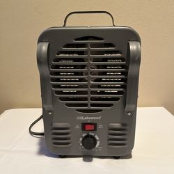 Lakewood Fan Electric Utility Space Heater 1500W